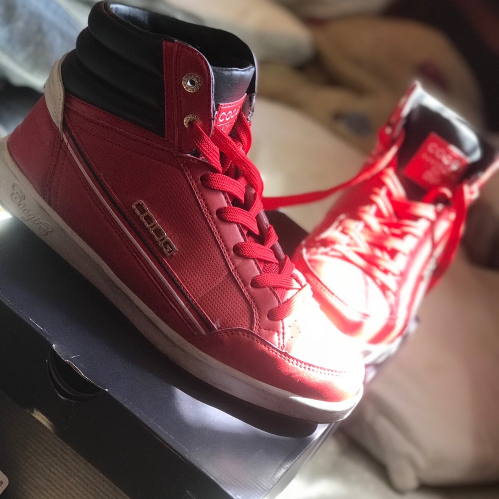 Red Coogi High-Tops